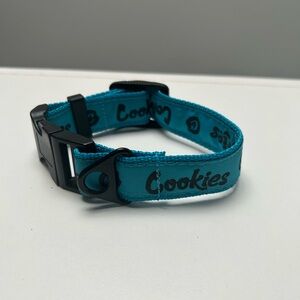 Cookies Teal Dog Collar